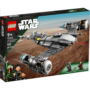 Lego Star Wars set 75325 showing the box with a Mandalorian N1 starfighter on the front.