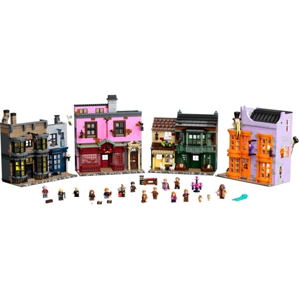 LEGO 75978 Harry Potter Diagon Alley built set