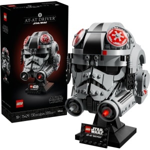 LEGO 75429 Star Wars AT-AT Driver Helmet box and built set