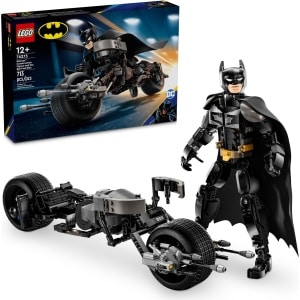 LEGO 76273 DC Comics Super Heroes Batman Construction Figure box and built set