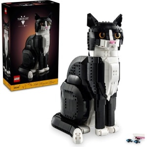 LEGO 21349 Ideas Tuxedo Cat box and built set
