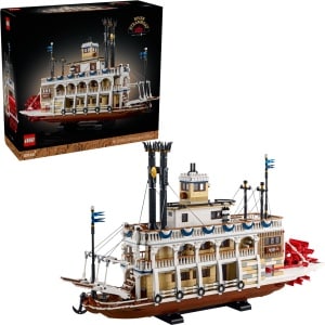 LEGO 21356 Ideas River Steamboat box and built set