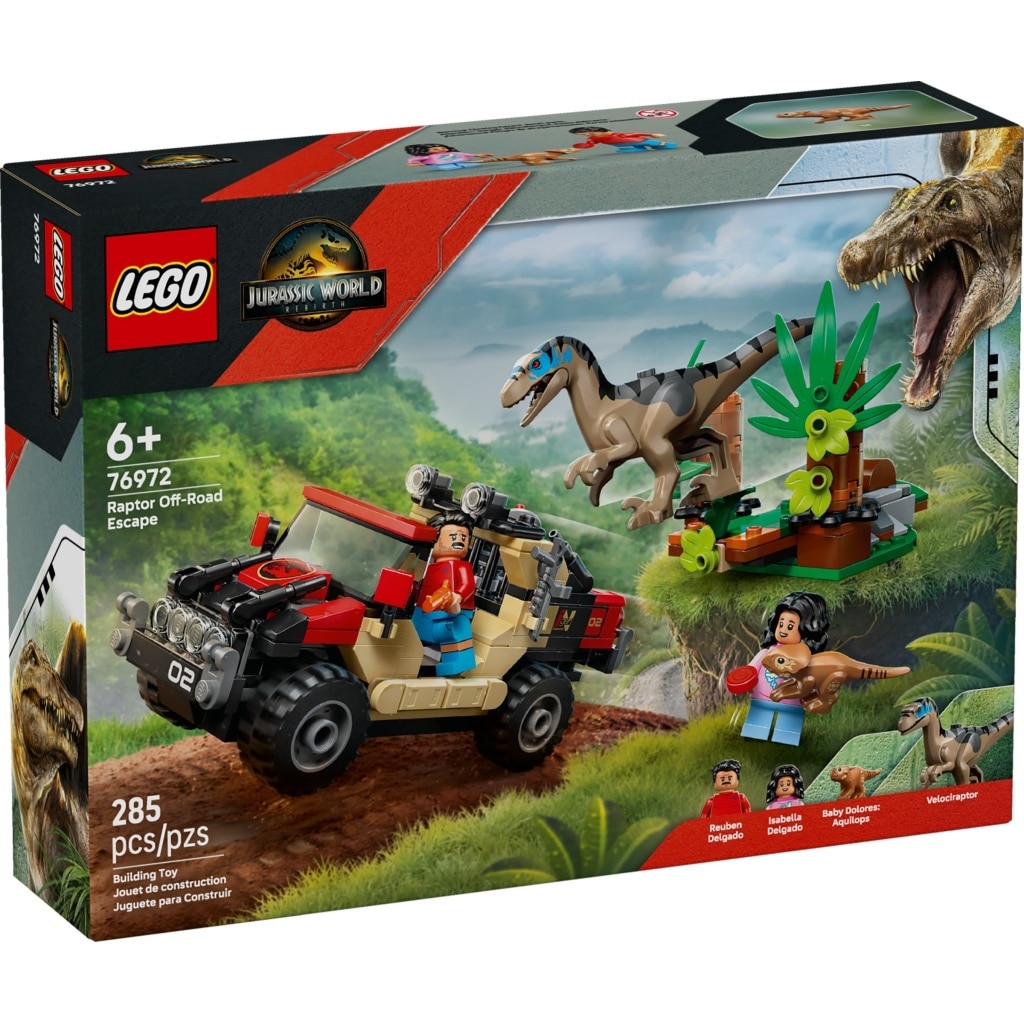 Zsinj Raptors LEGO 76972 Jurassic World Raptor Off-Road Escape