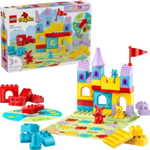 LEGO 10450 DUPLO Hopsy's Castle Game box and built set