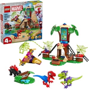 LEGO 11200 Marvel Spidey and Gobby's Raptor Battle at Tree House HQ box and built set