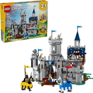 LEGO 31168 Creator Medieval Horse Knight Castle box and set built as castle