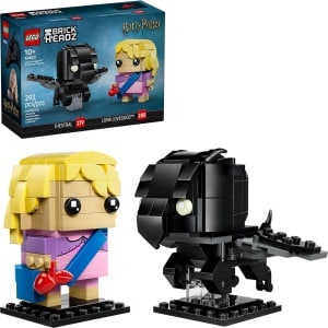 LEGO 40802 BrickHeadz Luna Lovegood & Thestral box and built set
