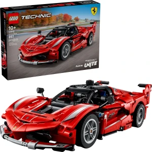 LEGO 42212 Technic Ferrari FXX K box and built set