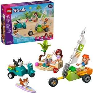 LEGO 42641 FriendsSurfing Dogs and Scooter Adventure box and built set