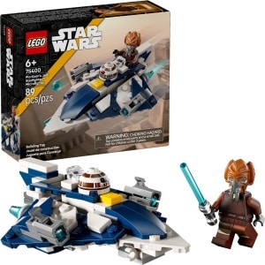 LEGO 75400 Star Wars Plo Koon's Jedi Starfighter Microfighter box and built set