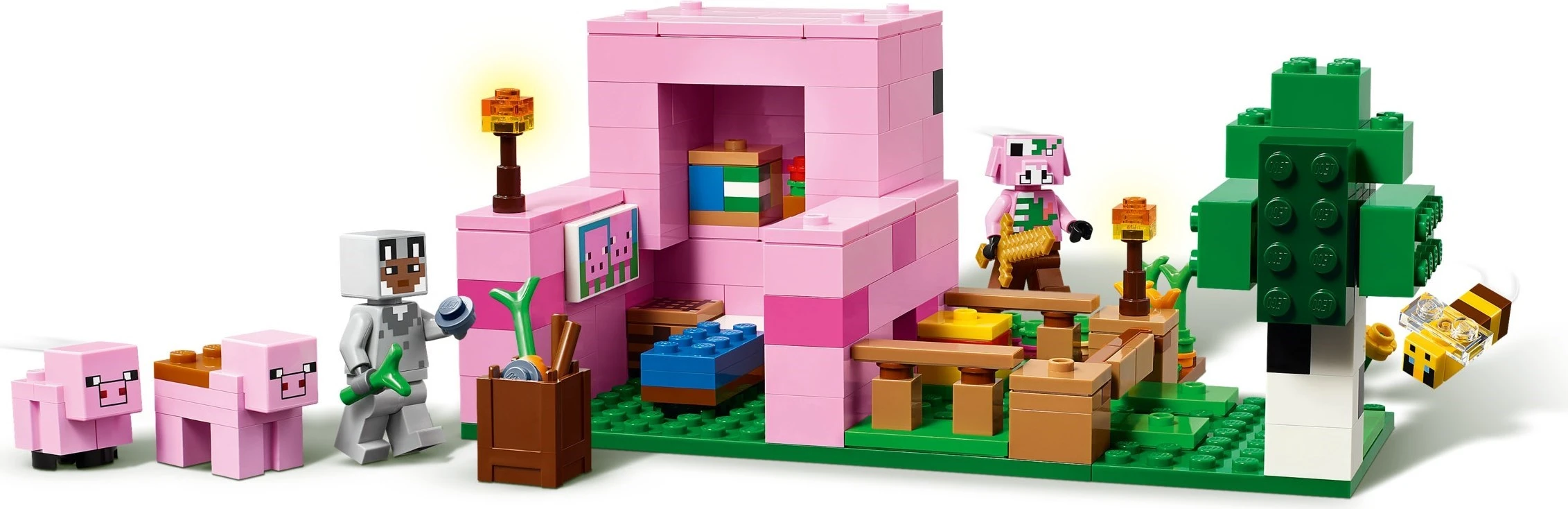 LEGO 21268 Minecraft The Baby Pig House built set