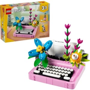 LEGO 31169 Creator Typewriter with Flowers box and built set