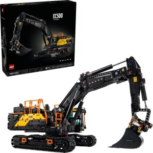 LEGO 42215 Technic Volvo EC500 Hybrid Excavator box and built set