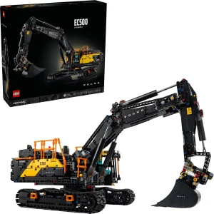 LEGO 42215 Technic Volvo EC500 Hybrid Excavator box and built set