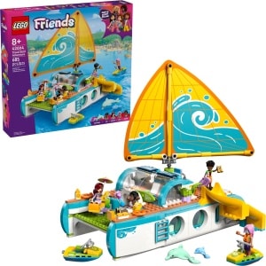LEGO 42664 Friends Travel Boat Adventure box and built set