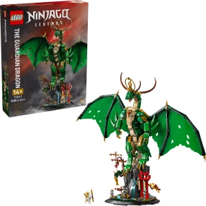 LEGO 71847 NINJAGO The Guardian Dragon box and built set