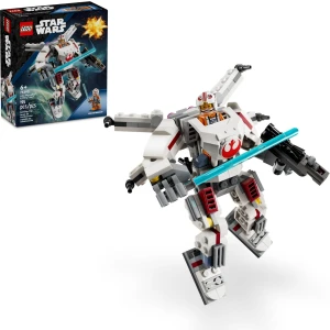 LEGO 75390 Star Wars Luke Skywalker X-wing Mech box and built set