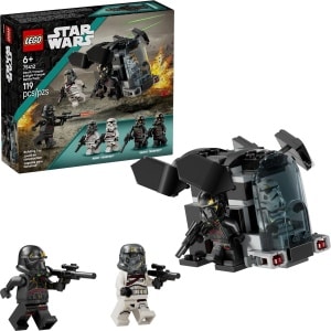 LEGO 75412 Star Wars Death Trooper & Night Trooper Battle Pack box and built set