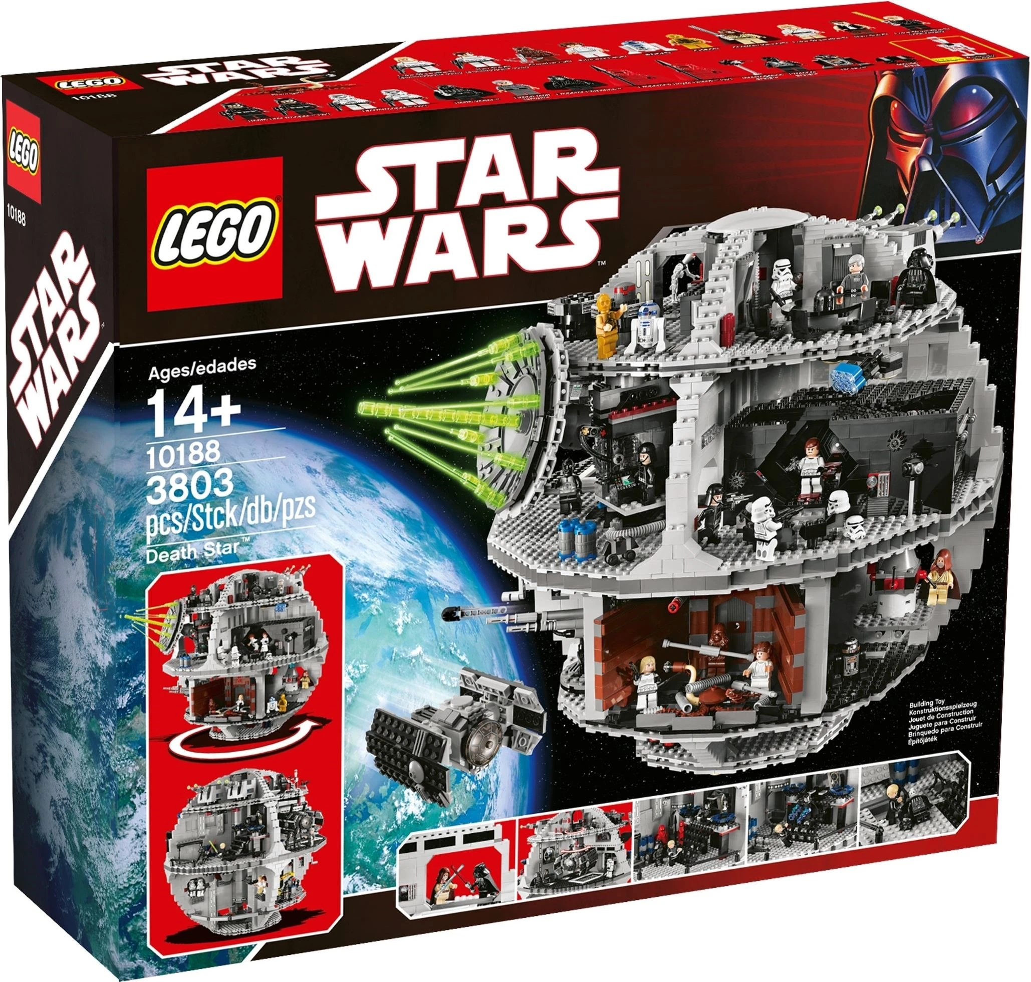 LEGO 10188 Star Wars Death Star (2008 version) box
