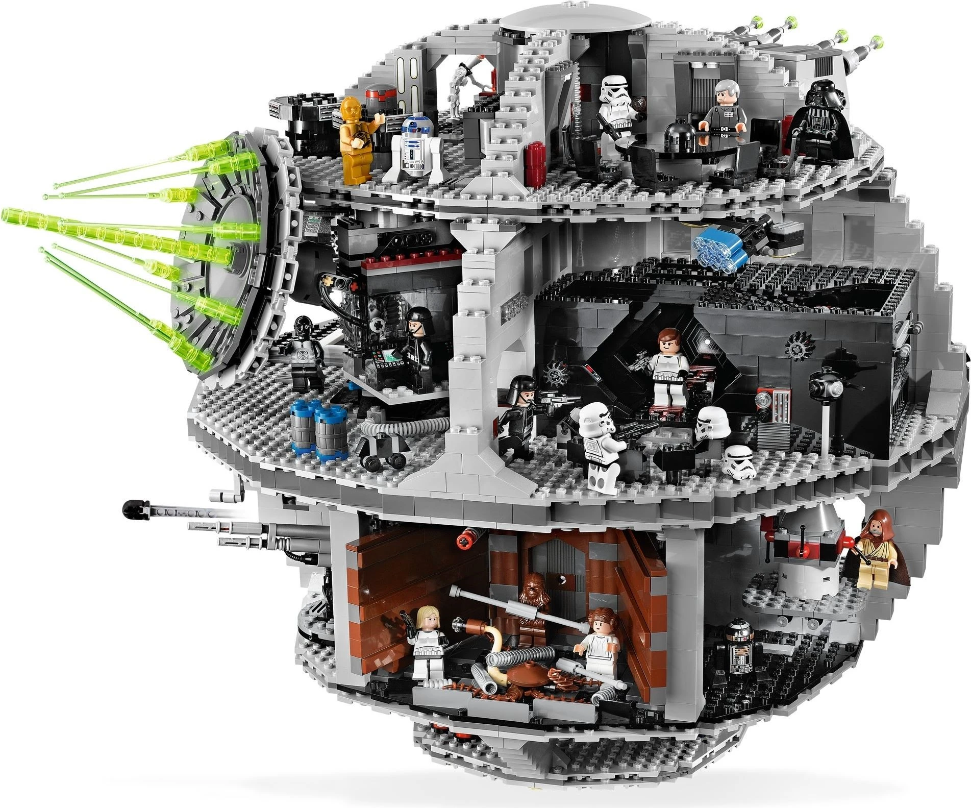 LEGO 10188 Star Wars Death Star (2008 version) built set