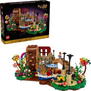 LEGO 21360 Ideas Willy Wonka & the Chocolate Factory box and built set