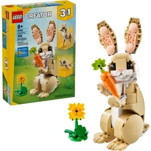 LEGO 31162 Creator 3in1 Cute Bunny box and set built as bunny
