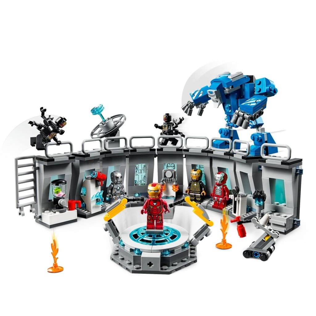 LEGO 76125 Marvel Super Heroes Iron Man Hall Of Armor Brick Haven NZ lego-76125-marvel-super-heroes-iron-man-hall-of-armor-brick-haven-nz