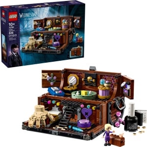 LEGO 76785 Wednesday Thing's Apartment box and built set