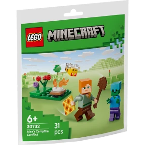 LEGO 30732 Minecraft Alex's Campfire Conflict polybag set