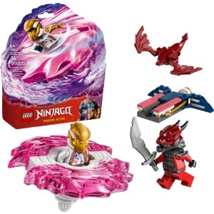 LEGO 71824 NINJAGO Sora's Dragon Spinjitzu Spinner box and built set