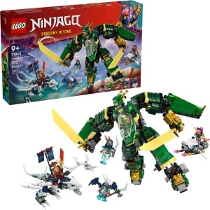 LEGO 71845 Ninjago Lloyd's Jet Mech box and built set