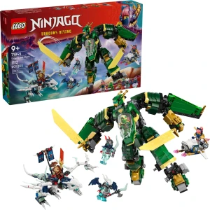 LEGO 71845 Ninjago Lloyd's Jet Mech box and built set