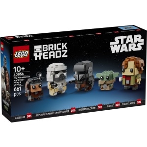 LEGO 40856 BrickHeadz The Mandalorian and Grogu: Allies & Villains box