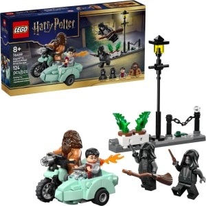 LEGO 76459 Harry Potter Hagrid & Harry's Privet Drive Escape box and built set