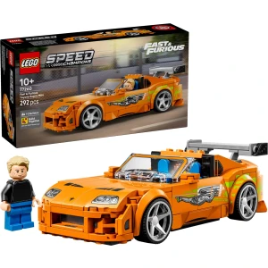 LEGO 77260 Speed Champions Fast & Furious Toyota Supra MK4 box and built set