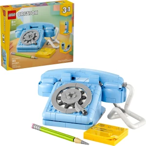 LEGO 31174 Creator Retro Telephone box and built set