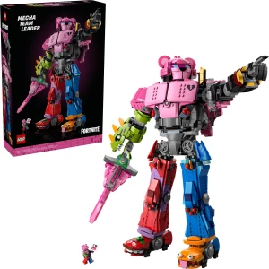 LEGO 77078 Fortnite Mecha Team Leader box and built set